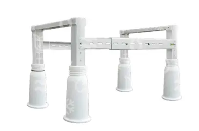 konzole montovaná střešní, 180 kg, pro rovné střechy, 450x600-800x350-500 mm, NICCONS